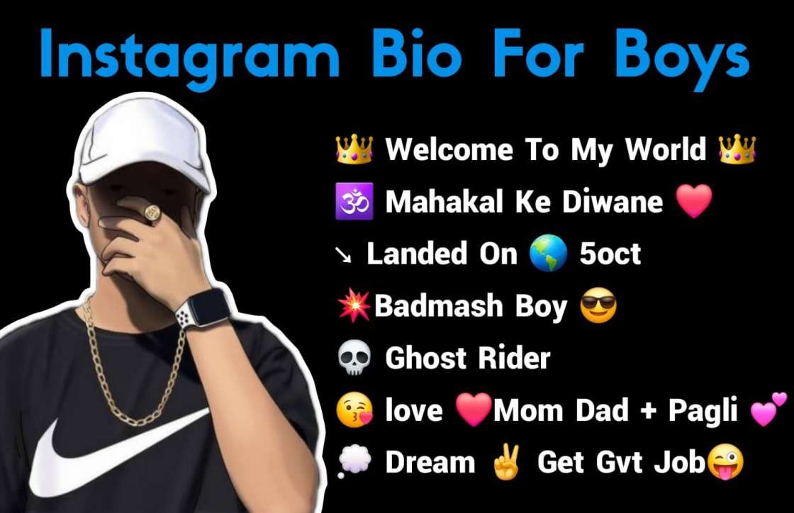 Instagram Bio For Boys